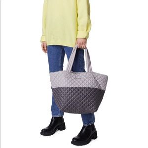 MZ Wallace Medium Metro Quilted Colorblock Tote NWOT